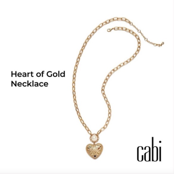 CAbi | Jewelry | Nwt Cabi Heart Of Gold 